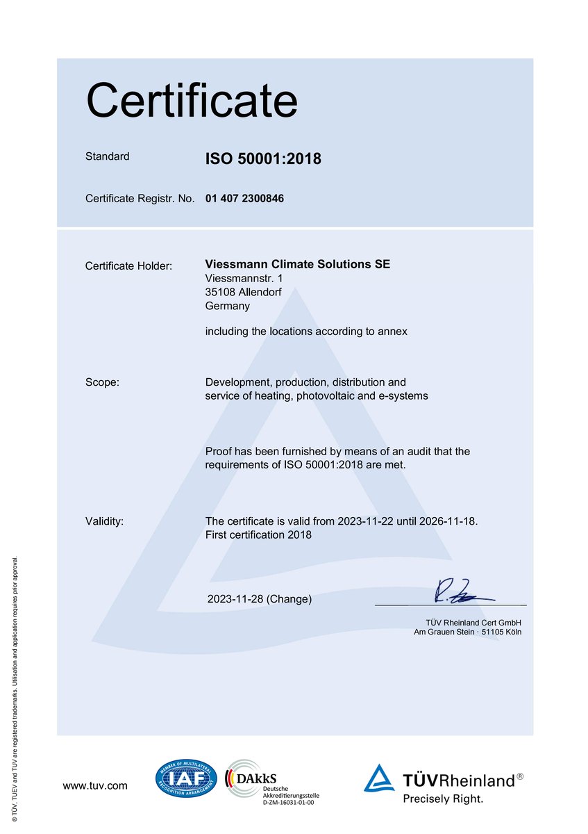 ISO 50001能源管理体系认证